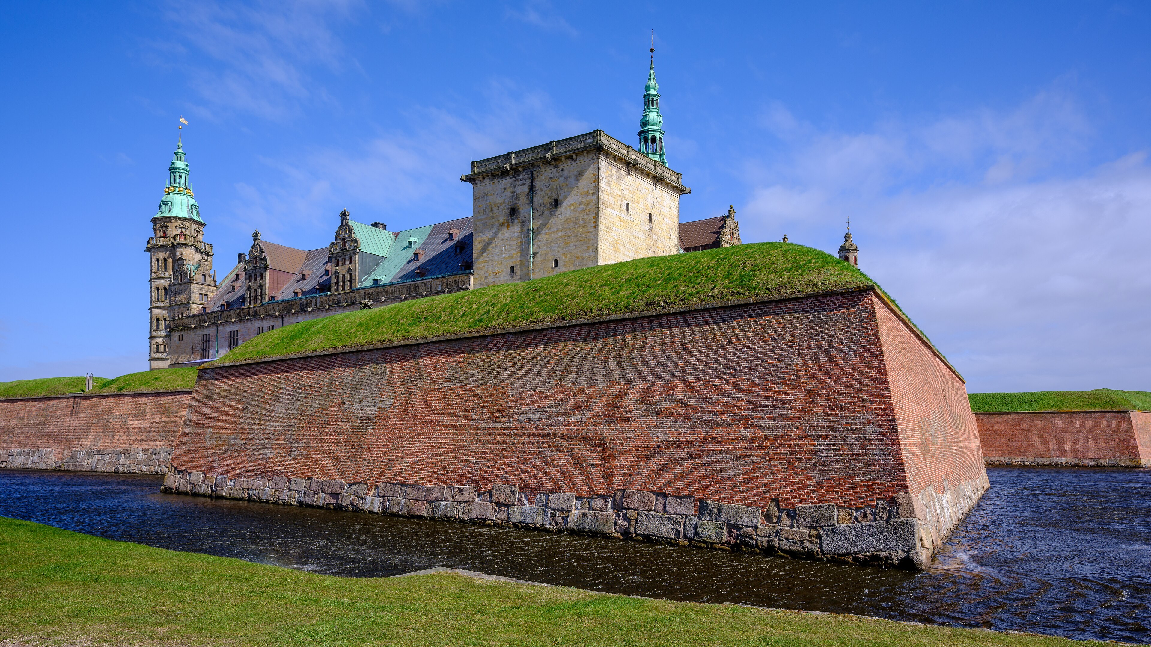 Kronborg castle at Helsingor, the Danish headland that watches the Sound